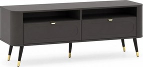 Szafka RTV, Czarny, 138.2 x 40 x 52.6 cm