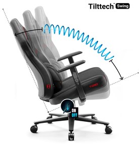 Fotel gamingowy Diablo X-Gamer 2.0 Normal Size, Dark Obsidian