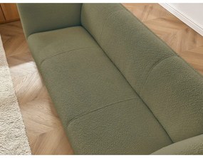 Zielona sofa z materiału bouclé 242 cm Giorgia – Bobochic Paris
