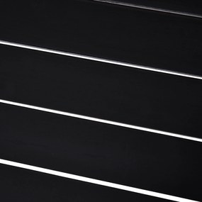 Outsunny Krzesło Leżak Ogrodowy Balkonowy z Uchwytem na Kubek Lite Drewno Czarne