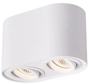Zuma Line ACGU10-190-N - Oprawa punktowa RONDOO 2xGU10/50W/230V biała