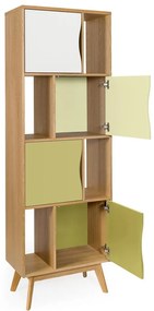 Zielony regał Woodman Avon Narrow Olive