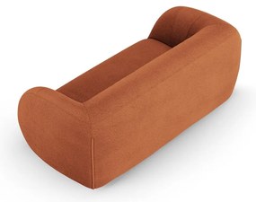 Pomarańczowa sofa z materiału bouclé 210 cm Essen – Cosmopolitan Design