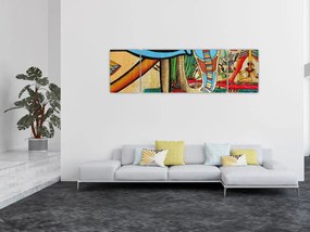 Obraz motywami egipskimi (170x50 cm)