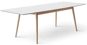 Rozkładany stół z białym blatem 90x165 cm Meza – Hammel Furniture