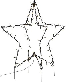 Czarna świąteczna dekoracja świetlna Foldy – Star Trading