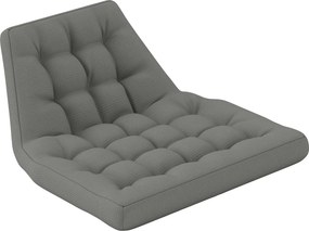 Outsunny Poduszka na siedzenie zewnętrzne, Poduszka do kosza wiszącego i krzeseł bujanych, Poduszka do zewnętrznego użytku, Szara