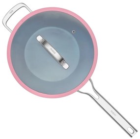 Patelnia z pokrywką/z powłoką ceramiczną wok ø 28 cm Meda 3.0 – FABINI