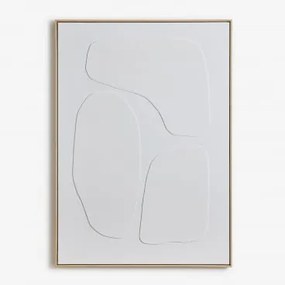 Ręcznie Malowany Obraz Dekoracyjny Z Reliefem Helvona A & 100 X 140 Cm - Sklum