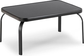 Zestaw Mebli Ogrodowych MINNESOTA Szary Ławka Krzesła Stolik Tarasowy Siatka Nowoczesny