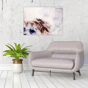 Obraz na szkle - Fioletowy marmur N⁰1 (70x50 cm)