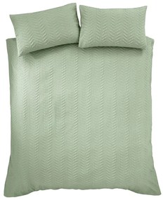 Zielona pościel dwuosobowa z kory 230x220 cm Heatset Wave – Catherine Lansfield