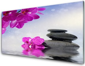 Panel nad blat kuchenny Egzotyczna Kompozycja Storczyków