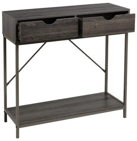 Brązowa konsola 30x80 cm – Casa Selección
