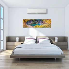 Obraz - Jeziora Plitwickie, Chorwacja (170x50 cm)
