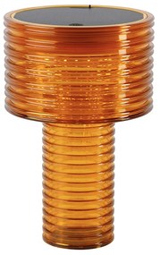 Zewnetrzna Lampa stołowa pomarańczowa z tworzywa sztucznego z LED, ładowana solarnie IP44 - Ambar Nowoczesny Oswietlenie zewnetrzne