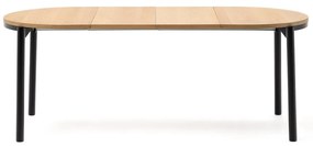 Rozkładany stół z blatem w dekorze dębu 90x120 cm Montuiri – Kave Home