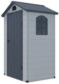 Wiata ogrodowa z szarej żywicy - CESIO - 1,39m²