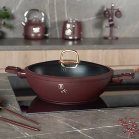 BerlingerHaus Wok z pokrywką Leonardo 30 cm