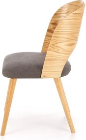 Krzesło z oparciem z giętej sklejki Cadiz Halmar