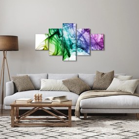 Obraz - kolorowy dym (125x70 cm)