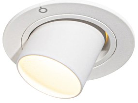 Nowoczesny podtynkowy reflektor biały GU10 35 mm okrągły, regulowany - Installa Nowoczesny Oswietlenie wewnetrzne