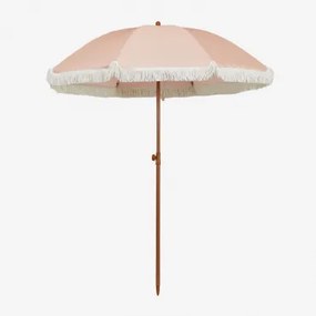 Parasol Ø175 Cm Z Tkaniny I Stali Miska Rosa Palote | Daydream Pink - Sklum