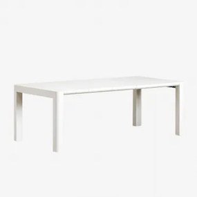 Prostokątny Stół Jadalniany Arnadine Gardenia Biel & 220 X 100 Cm - Sklum