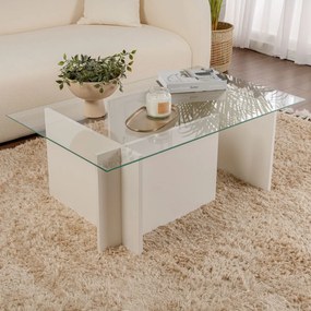 Stolik konferencyjny Vetrino Wooden White