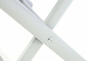 Aluminiowe krzesełko ogrodowe - składane