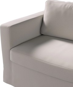 Pokrowiec na sofę Karlstad 2-osobową nierozkładaną długi kolor beżowy tkanina welwetowa