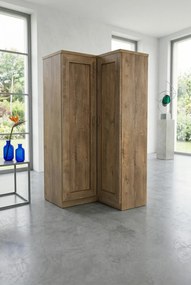 Szafa narożna dąb lefkas 190 cm S9-T94