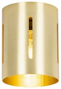 Designerska lampa sufitowa złota - Yana
