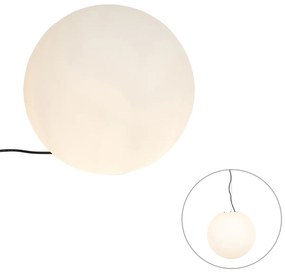 Zewnetrzna Nowoczesna lampa zewnętrzna biała 45 cm IP65 - Nura Nowoczesny Oswietlenie zewnetrzne