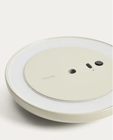 Szara lampa stołowa LED ze ściemniaczem z metalowym kloszem (wysokość 35 cm) Porte – Kave Home