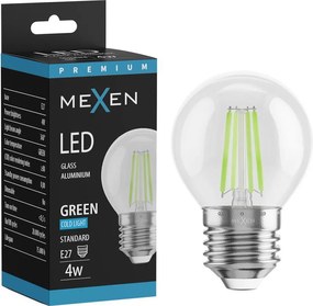 Mexen Vintis żarówka filament LED E27, G45, 4W, 55 lm, green - L156-E27-04XX-46