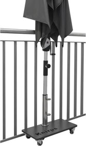 KNIRPS 25 kg - mobilna stalowa podstawa do parasola z kółkami