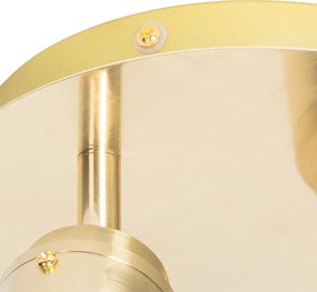 Nowoczesny reflektor łazienkowy mosiądz 2-światła IP44 - Ducha