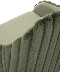 Zielone tapicerowane hokery zestaw z podłokietnikami 2 szt. (wysokość siedziska 78 cm) Alaska – Mauro Ferretti