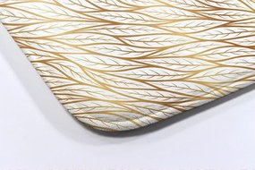 Antypoślizgowy dywanik łazienkowy Antypoślizgowy dywanik łazienkowy Złote Liście Wzór