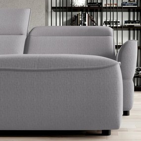 Narożnik MURILLO XL z elektryczną regulacją siedziska Lewostronny w tkaninie VOUGE 14 WERSAL