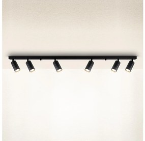 Brilagi - Oprawa punktowa SELE DIAMANT 6xGU10/30W/230V czarna