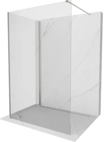 Mexen Kioto ścianka prysznicowa Walk-in 90 x 70 cm, transparent, nikiel szczotkowany - 800-090-212-97-00-070