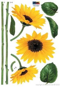 Naklejka Ambiance Sun Flowers