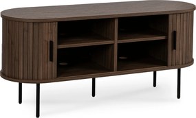 Szafka RTV do Salonu Dwudrzwiowa TRISH 120 cm Orzech Nowoczesna