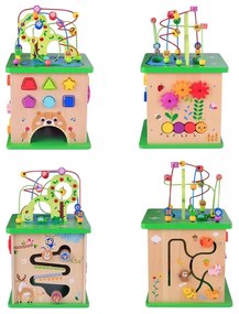 Tooky toy kostka edukacyjna sorter labirynt przeplatanka zwierzątka