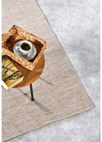 Beżowy dywan z mieszanki wełny tkany ręcznie 160x230 cm Pradesh Linen White – Elle Decoration