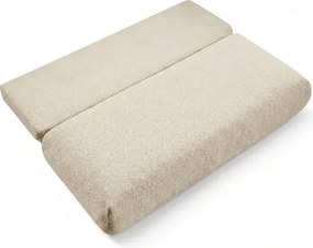 Sofa BASE Rozkładana Dwuosobowa Beżowa Boucle Japandi