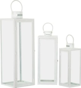 Metalowy lampion 3 szt. (wysokość 66 cm) – Mauro Ferretti