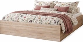 Łóżko skrzyniowe z pojemnikiem dąb sonoma 160x200 P7-C64